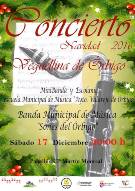 Cartel del tradicional Concierto de Navidad de Veguellina de Órbigo de 2016.