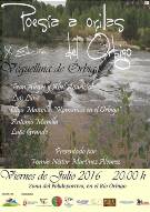 Cartel de la XI edición de Poesía a Orillas del Órbigo 2016.
