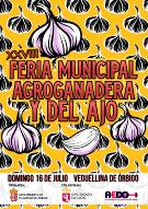Cartel de la 28 Feria Municipal Agroganadera y del Ajo de Veguellina