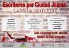 Cartel lectura solidaria ‘Escritores por Ciudad Juárez’