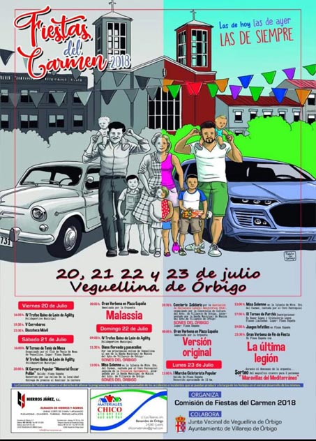 Cartel de las Fiestas del Carmen 2018